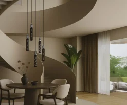 E27 TUBE NERO Dimbar 4,9W 1800K 55lm LED-Lampa