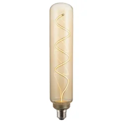 E27 TUBE NERO Gold Dimbar 4,9W 1800K 55lm LED-Lampa