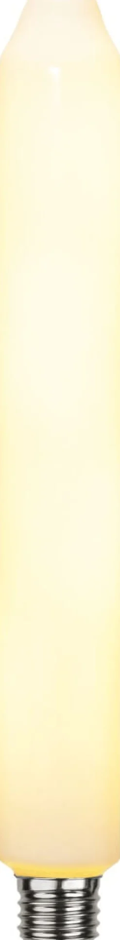 E27 Tubural SoftGlow Dimbar 6W 2500K 650lm Opal LED-Lampa