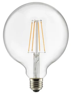 E27 UNI-LEDISON Glob125 Klar 2200K 7,5W 700lm Dimbar