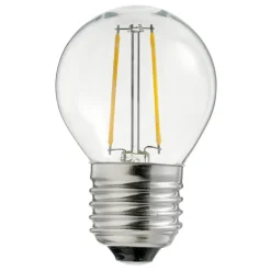 E27 UNI-LEDISON Klot Klar 2W