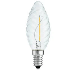 E14 UNI-LEDISON Kronljus Vr. Klar 1W