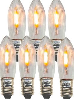 E10 Universal LED Reservlampa 7-pack 14-55V Transparent