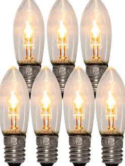 E10 Universal LED Reservlampa 7-pack 10-55V Transparent