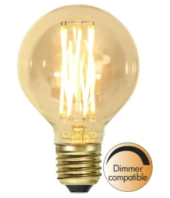 E27 Vintage Gold Glob80 3.7W 1800K 240lm LED-Lampa
