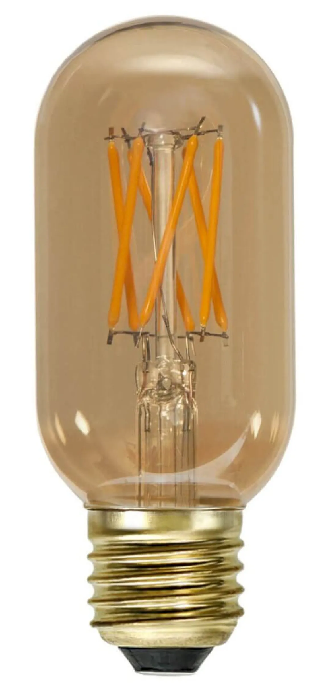 E27 Vintage Gold Tubural 3.7W 1800K 240lm LED-Lampa