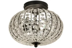 EDDA Plafond 29,5cm Svart/Klar