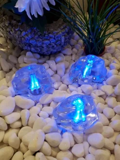 EDILIGHT Ljusstenar 3-Pack 12v Blå 11cm