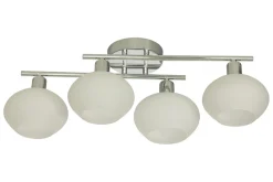 ELBA Plafond Bad 4L 60cm Krom/Opalvit IP44