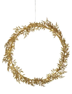 ELEGANT Hängande dekoration Batteri 44cm Guld