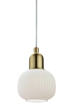 ELIN Fönsterlampa 15cm Matt Mässing/Vit