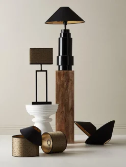 EMPIRE Lampfot E27 40cm Svart