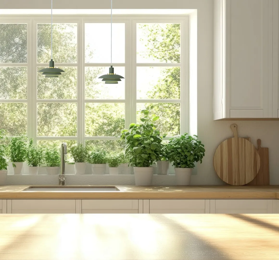 EPSILON Fönsterlampa 20cm Grön