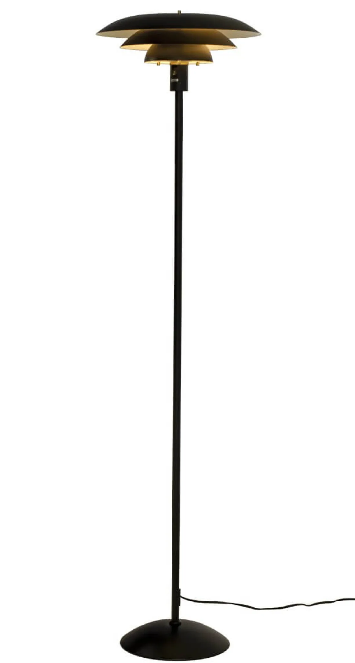 EPSILON Golvlampa 150cm Svart