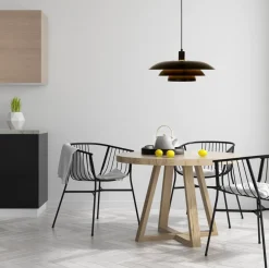 EPSILON Taklampa 45cm Svart