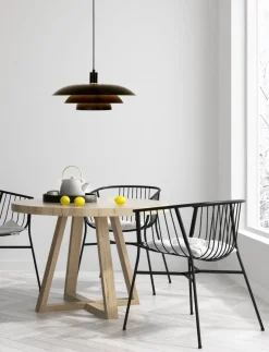 EPSILON Taklampa 45cm Svart