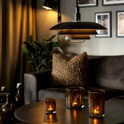 EPSILON Taklampa med hiss 45cm Svart