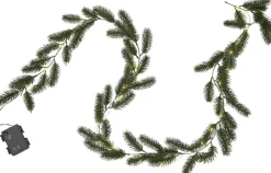 ERNA Girland Batteri 1,8m Grön