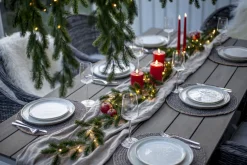 ERNA Girland Batteri 1,8m Grön