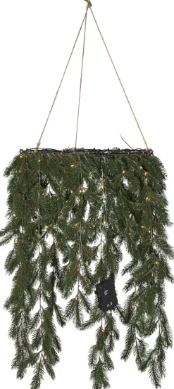 ERNA Krans 50cm 80LED Grön IP44