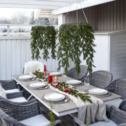 ERNA Krans 50cm 80LED Grön IP44