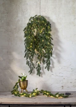 ERNA Krans 50cm 80LED Grön IP44