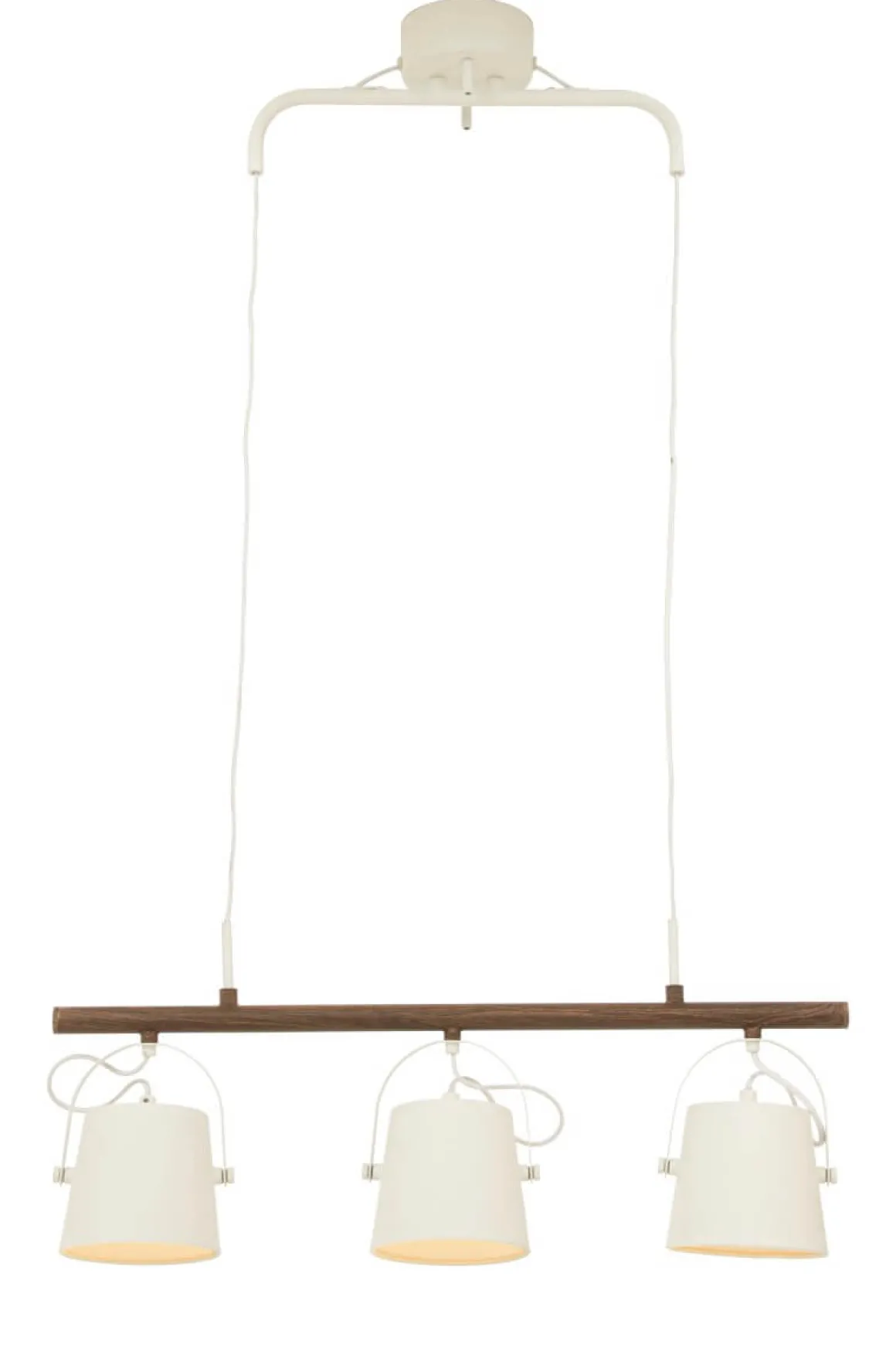 ESPRESSO Taklampa 3:a 71cm Vit/Brun