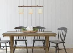 ESPRESSO Taklampa 3:a 71cm Vit/Brun