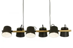 ESPRESSO Takpendel 6L 100cm Svart/Trä