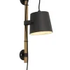 ESPRESSO Vägglampa 45cm Svart/Trä