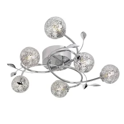 ETSY Plafond 65cm Krom glitter