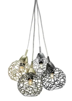 EXCEL Fönsterlampa 18cm Svartkrom