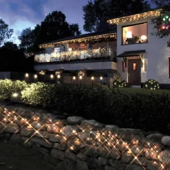 EXTRA SYSTEM 24 Istappsslinga 3m 49LED Varmvit/Svart IP44