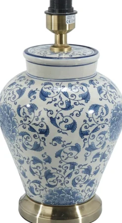 FANG HONG Lampfot 38cm Vit/Blå