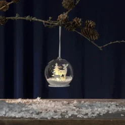 FAUNA Bordsdekoration Lazercut 9cm Vit