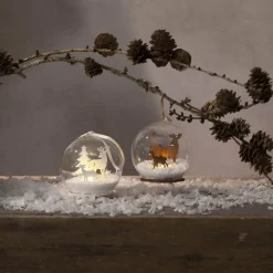 FAUNA Bordsdekoration Lazercut 9cm Vit