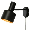FERDINAND Vägglampa 22cm Svart