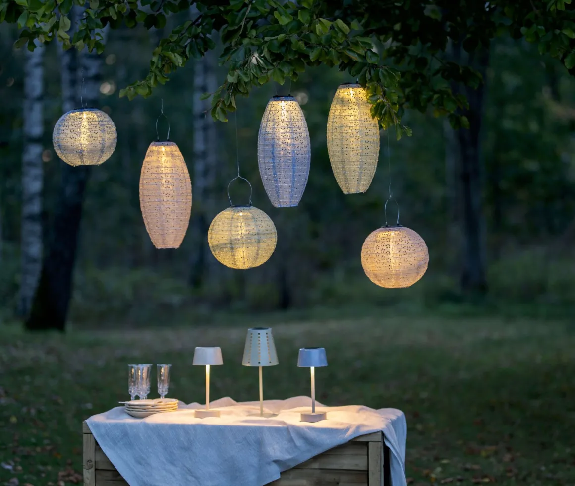 FESTA Solcellsdekoration 40cm Beige