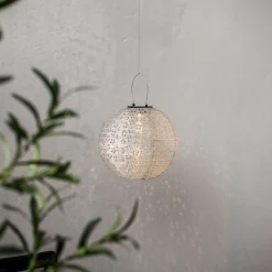 FESTA Solcellsdekoration 25cm Beige