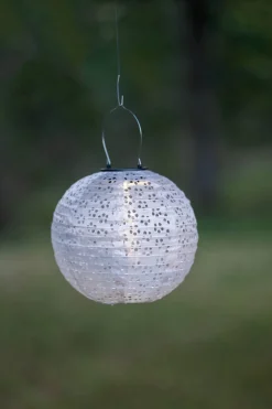 FESTA Solcellsdekoration 25cm Beige