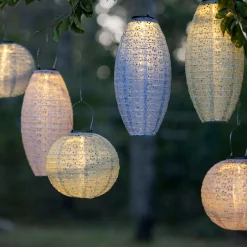 FESTA Solcellsdekoration 40cm Blå