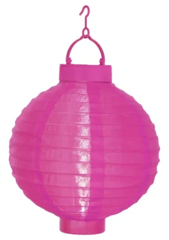 FESTIVAL Solcell Papperslykta 22cm Rosa