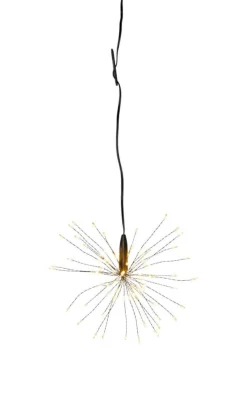 FIREWORK Hängande dekoration 16cm 80LED Svart