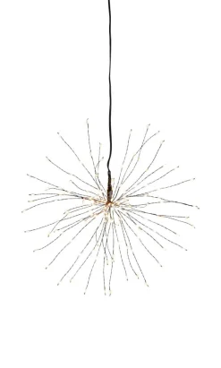FIREWORK Hängande dekoration 26cm 120LED Svart