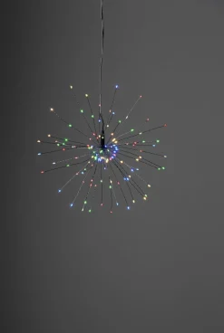FIREWORK Hängande dekoration 26cm Svart/Flerfärgad