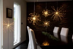 FIREWORK Hängande dekoration 45cm 200LED Silver