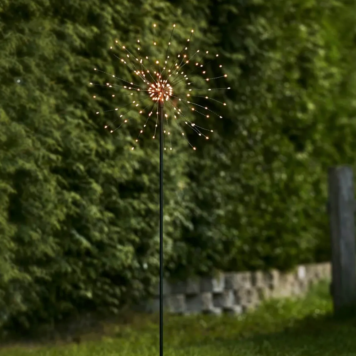 FIREWORK OUTDOOR Dekoration 110cm 160LED Svart IP44