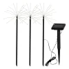 FIREWORK SOLAR Solcellsdekoration 40cm 90LED Svart IP44