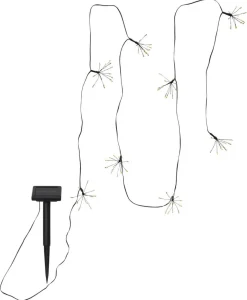 FIREWORK SOLAR Solcells-ljusslinga 2,1m Svart/Varmvit