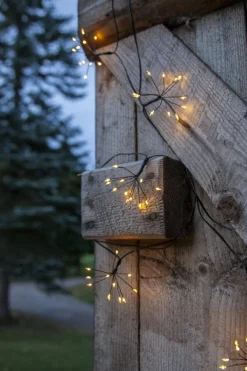 FIREWORK SOLAR Solcells-ljusslinga 2,1m Svart/Varmvit